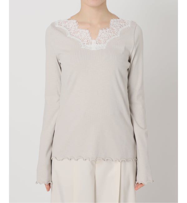 NOBLE「《予約》レースドッキングプルオーバー」|Tシャツ・カットソー|