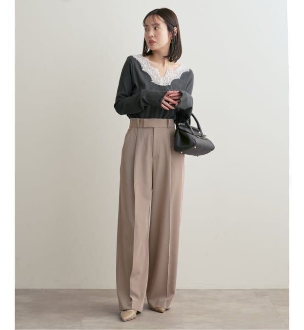 NOBLE「《予約》レースドッキングプルオーバー」|Tシャツ・カットソー|