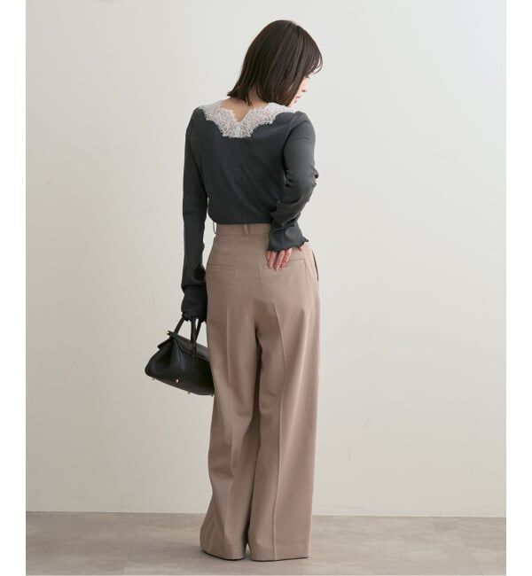 NOBLE「《予約》レースドッキングプルオーバー」|Tシャツ・カットソー|