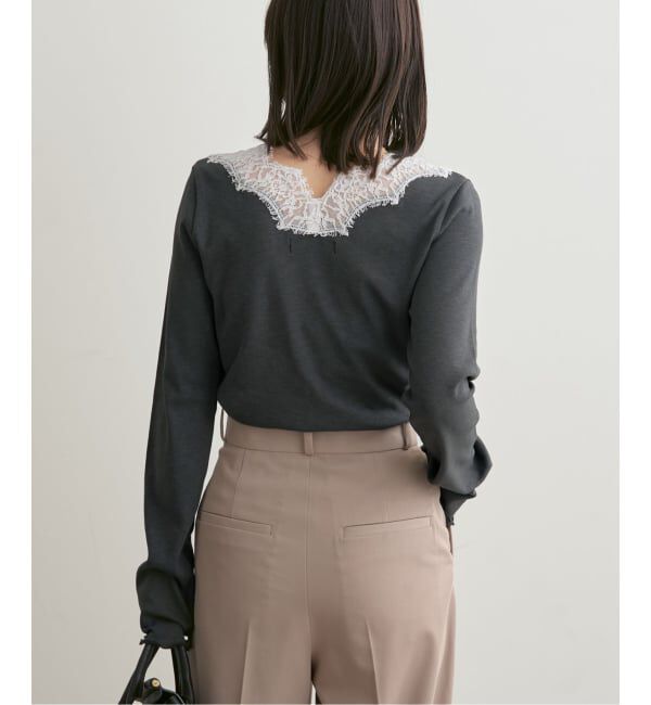 NOBLE「《予約》レースドッキングプルオーバー」|Tシャツ・カットソー|