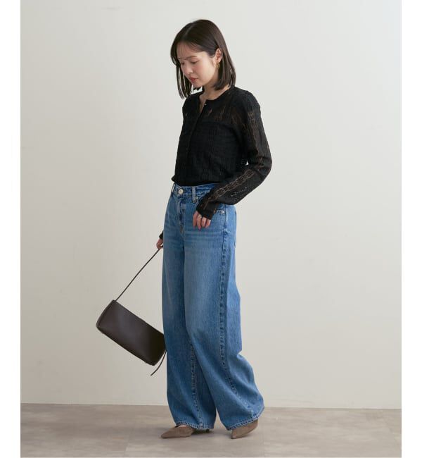 NOBLE「《予約》レースカーディガン」|カーディガン|