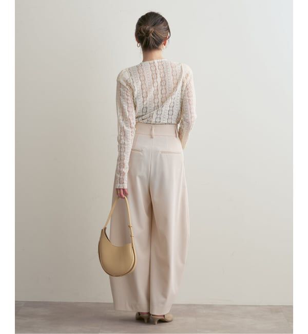 NOBLE「《予約》レースカーディガン」|カーディガン|