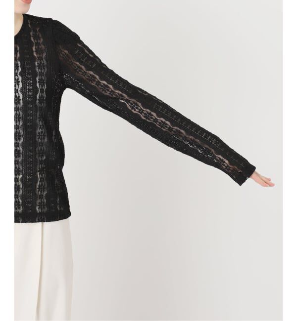 NOBLE「《予約》レースカーディガン」|カーディガン|