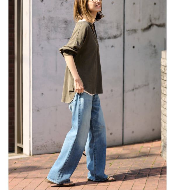 FRAMeWORK「≪追加予約≫サーフニットヘンリーTee」|Tシャツ・カットソー|