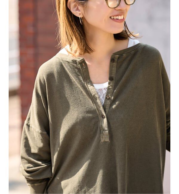 FRAMeWORK「≪追加予約≫サーフニットヘンリーTee」|Tシャツ・カットソー|