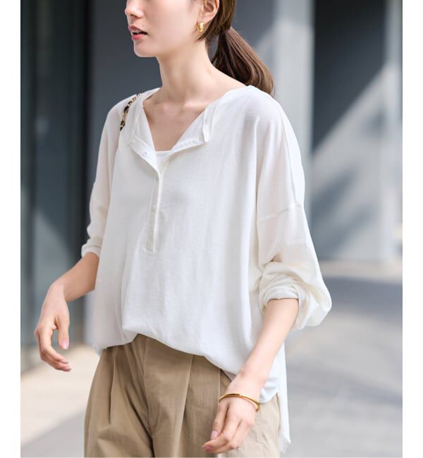 FRAMeWORK「≪追加予約≫サーフニットヘンリーTee」|Tシャツ・カットソー|