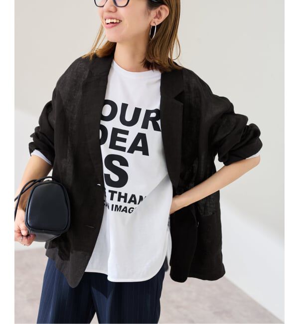 FRAMeWORK「≪予約≫LINENメッシュジャケット」|テーラードジャケット|