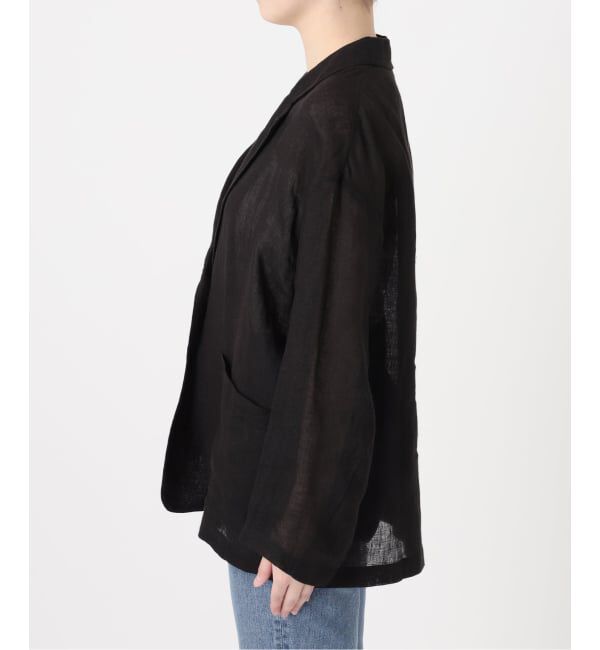 FRAMeWORK「≪予約≫LINENメッシュジャケット」|テーラードジャケット|