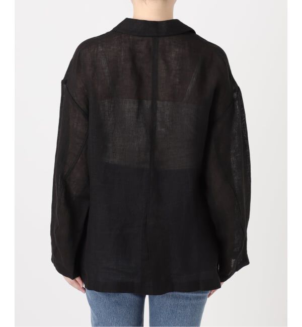 FRAMeWORK「≪予約≫LINENメッシュジャケット」|テーラードジャケット|