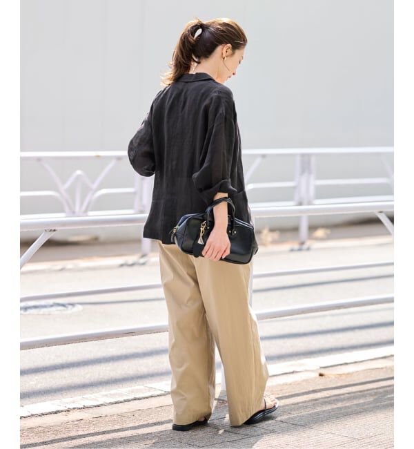 FRAMeWORK「≪予約≫LINENメッシュジャケット」|テーラードジャケット|