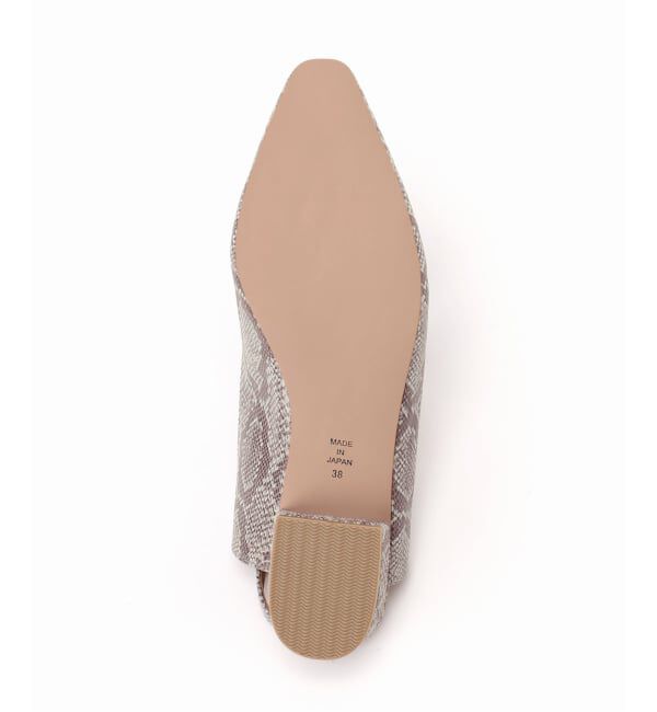 Spick and Span「《WEB限定予約》Spick & Span バックストラップパンプス（パイソン）」|パンプス|