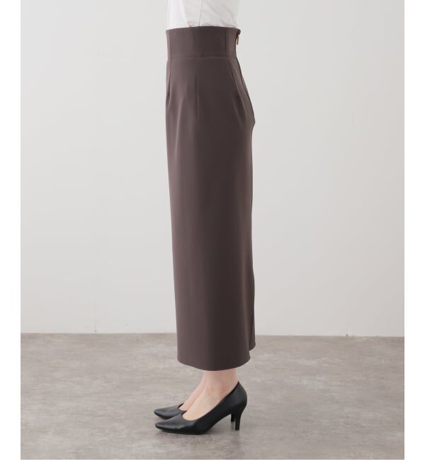 NOBLE「《WEB&有楽町店限定・追加》ジャージーライクカラータイトスカート」|スカート|