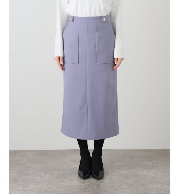  「【洗える】ポケットアイラインスカート」|スカート|