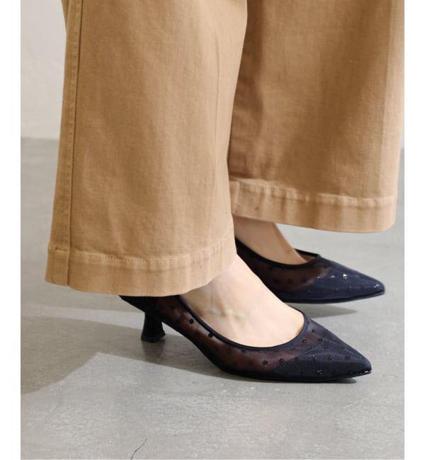  「≪追加≫5cmポインテッドチュールパンプス」|パンプス|