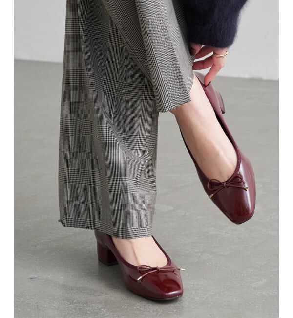  「《追加》3.5cmスクエアバレエパンプス」|パンプス|