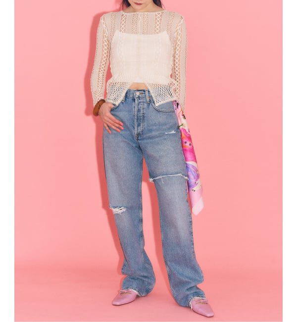  「LE TALON&times;HAPPY MANIA3.5cmスクエアリボンミュール」|パンプス|