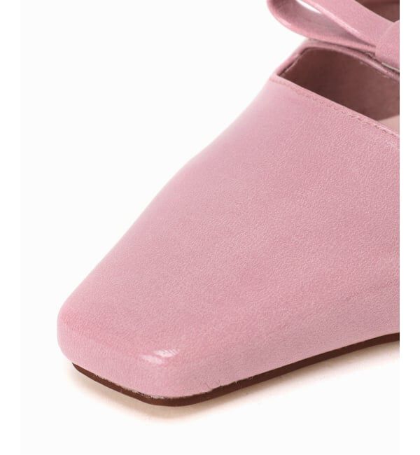  「LE TALON&times;HAPPY MANIA3.5cmスクエアリボンミュール」|パンプス|