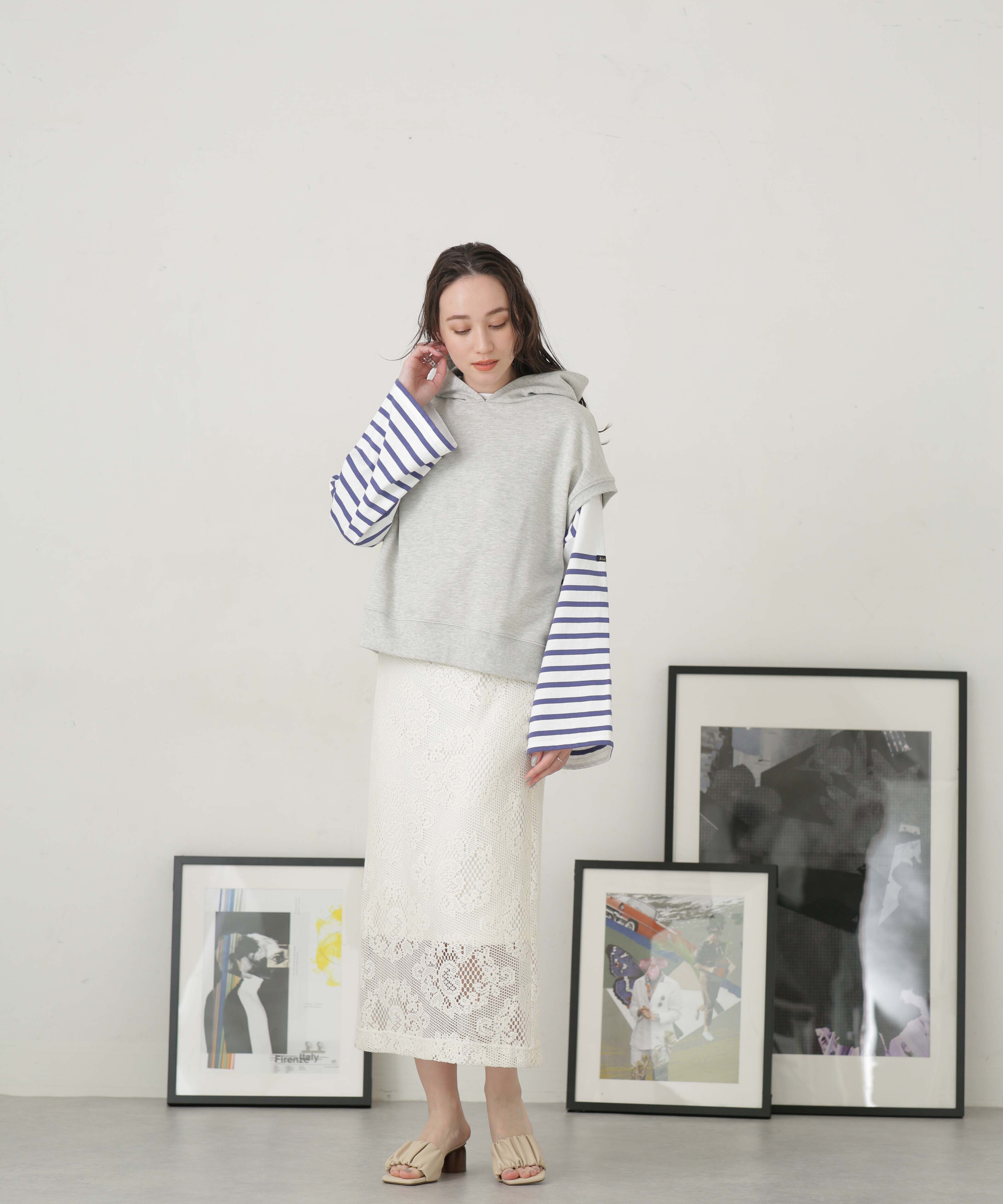 nano･universe「LB.04/レースタイトスカート」|スカート|