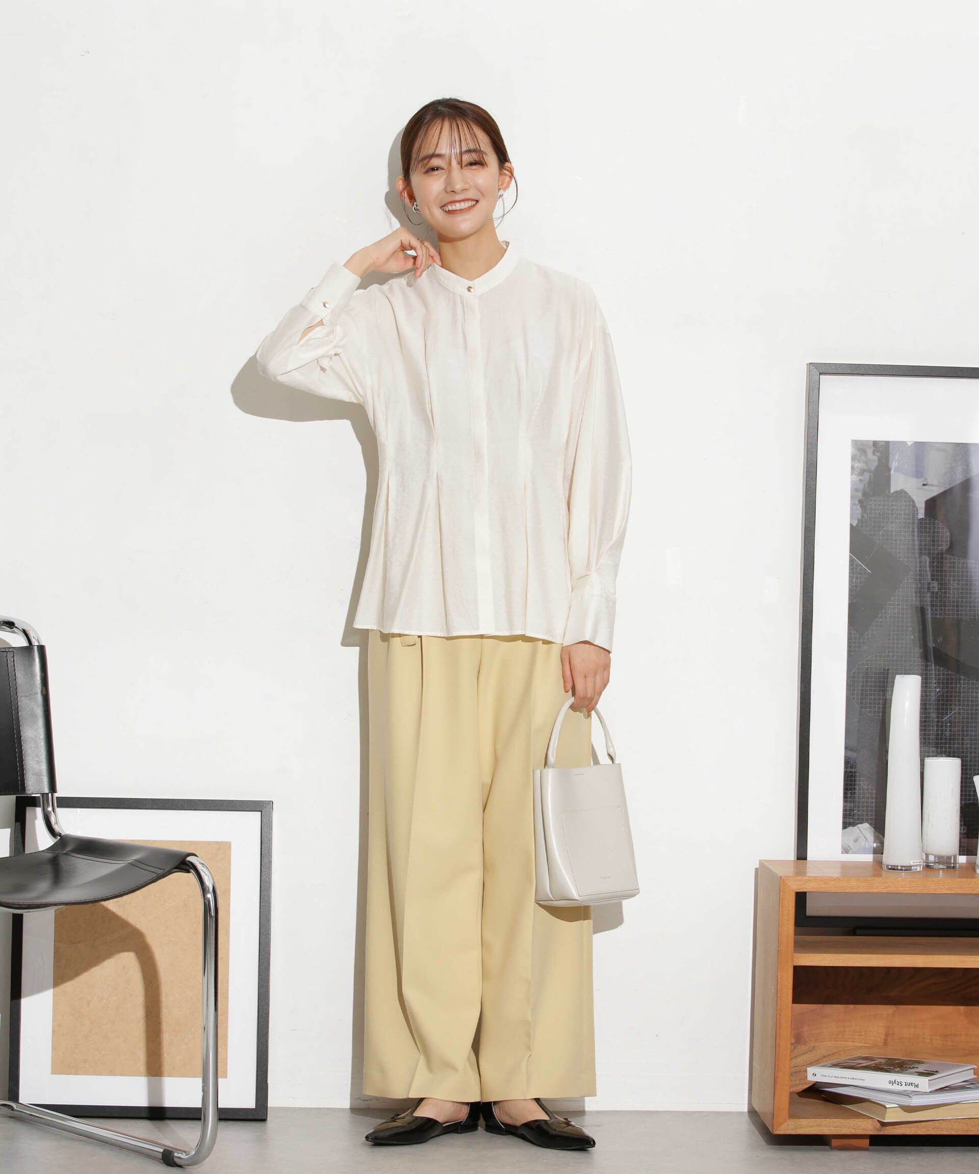 nano･universe「ベルト付きセミワイドツイルパンツ」|その他|