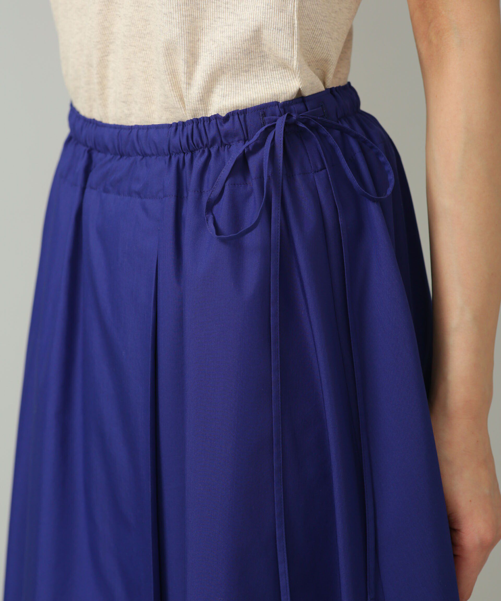 nano･universe「LB.01/コットンポリエステル タックフレアスカート」|スカート|