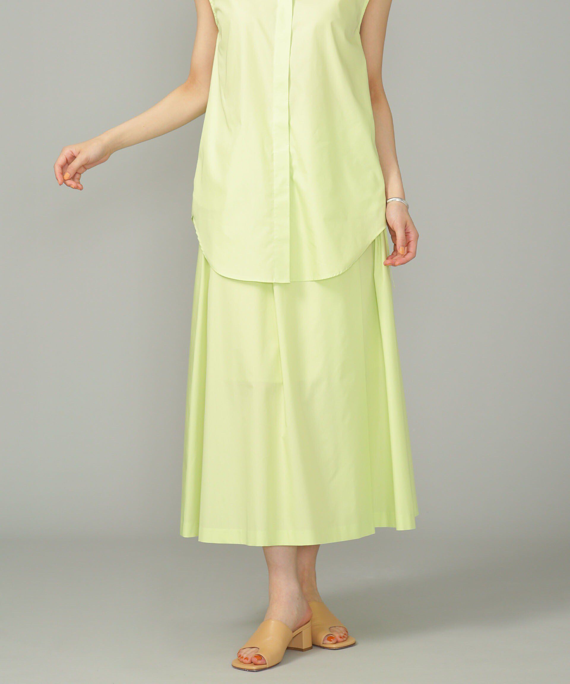 nano･universe「LB.01/コットンポリエステル タックフレアスカート」|スカート|