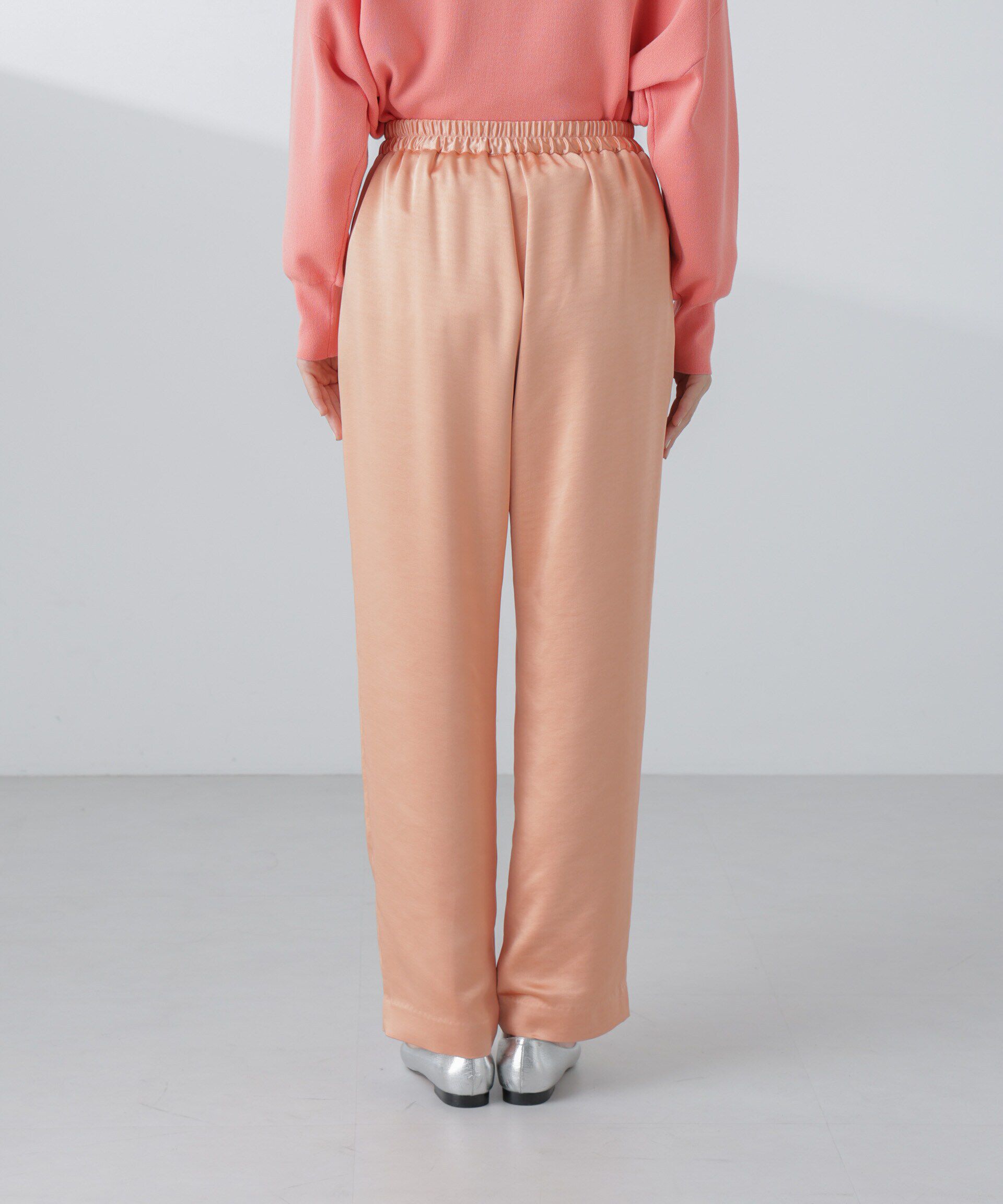 nano･universe「サテンセミワイドイージーパンツ」|その他|