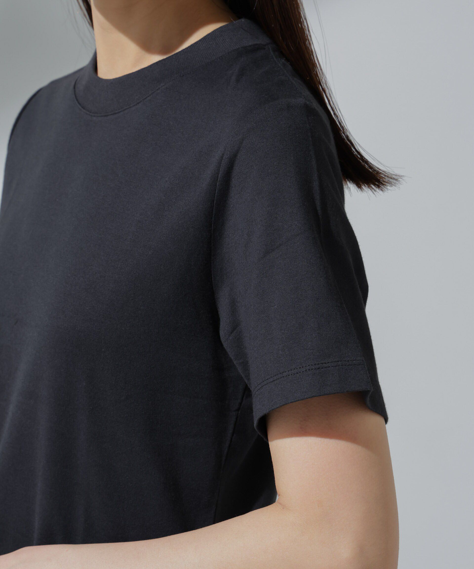 nano･universe「Anti Soaked(R) 汗染み防止 クルーネックTシャツ」|Tシャツ・カットソー|