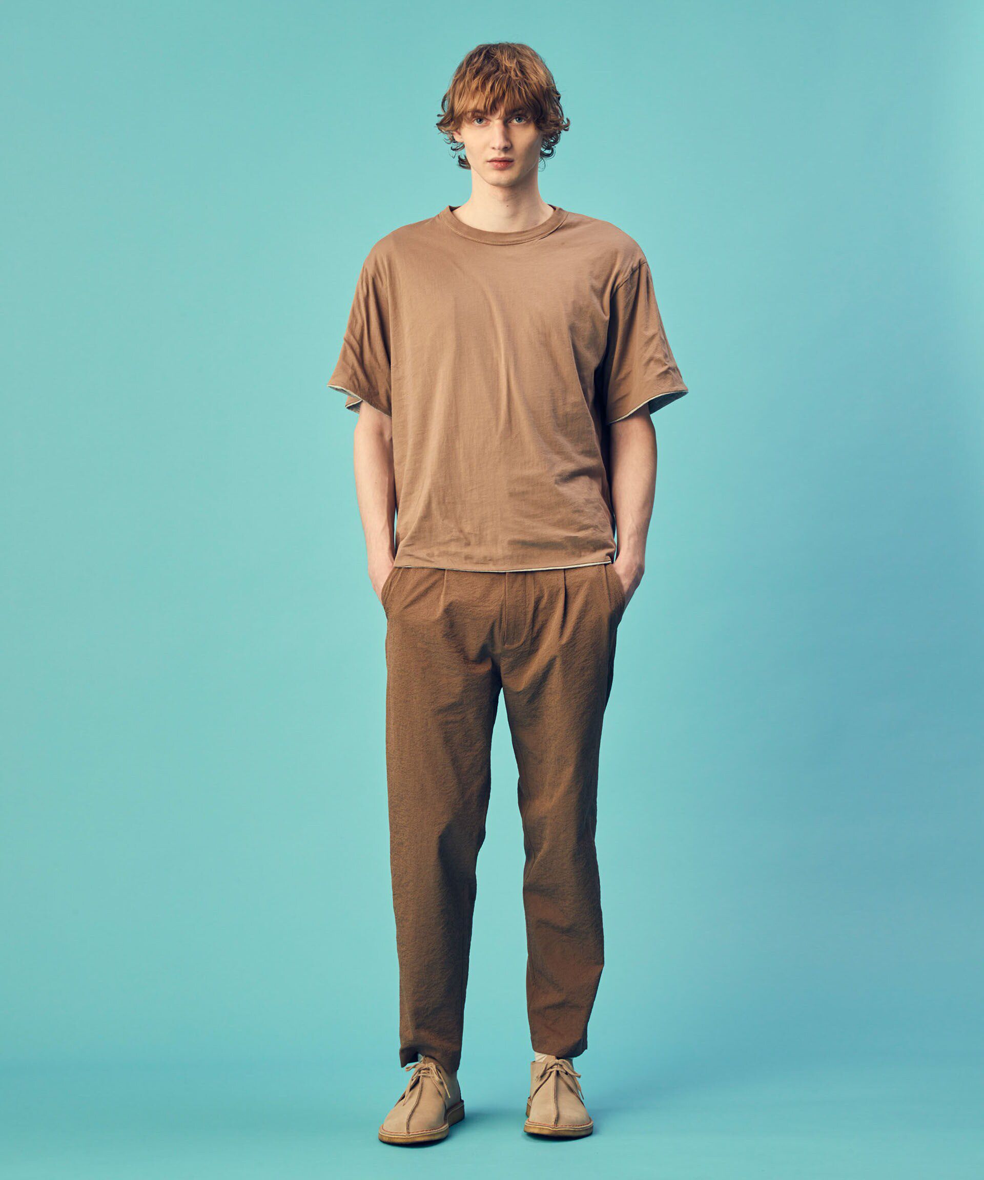 nano･universe「「GriffinHartland」別注リバーシブルTシャツ」|Tシャツ・カットソー|ブラウン