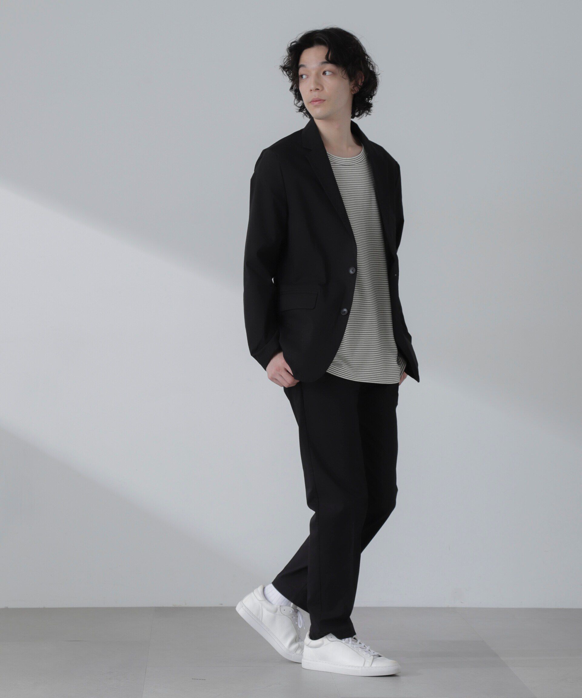 nano･universe「3D LABO ハイストレッチジャケット(セットアップ可)」|テーラードジャケット|