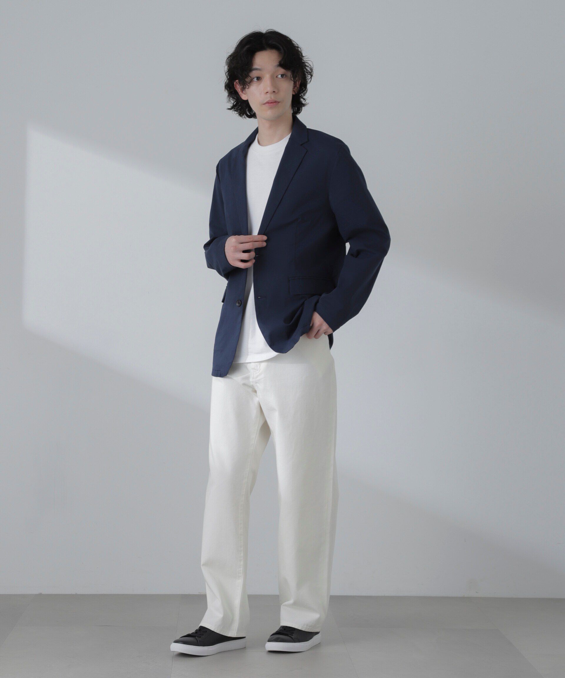 nano･universe「3D LABO ハイストレッチジャケット(セットアップ可)」|テーラードジャケット|