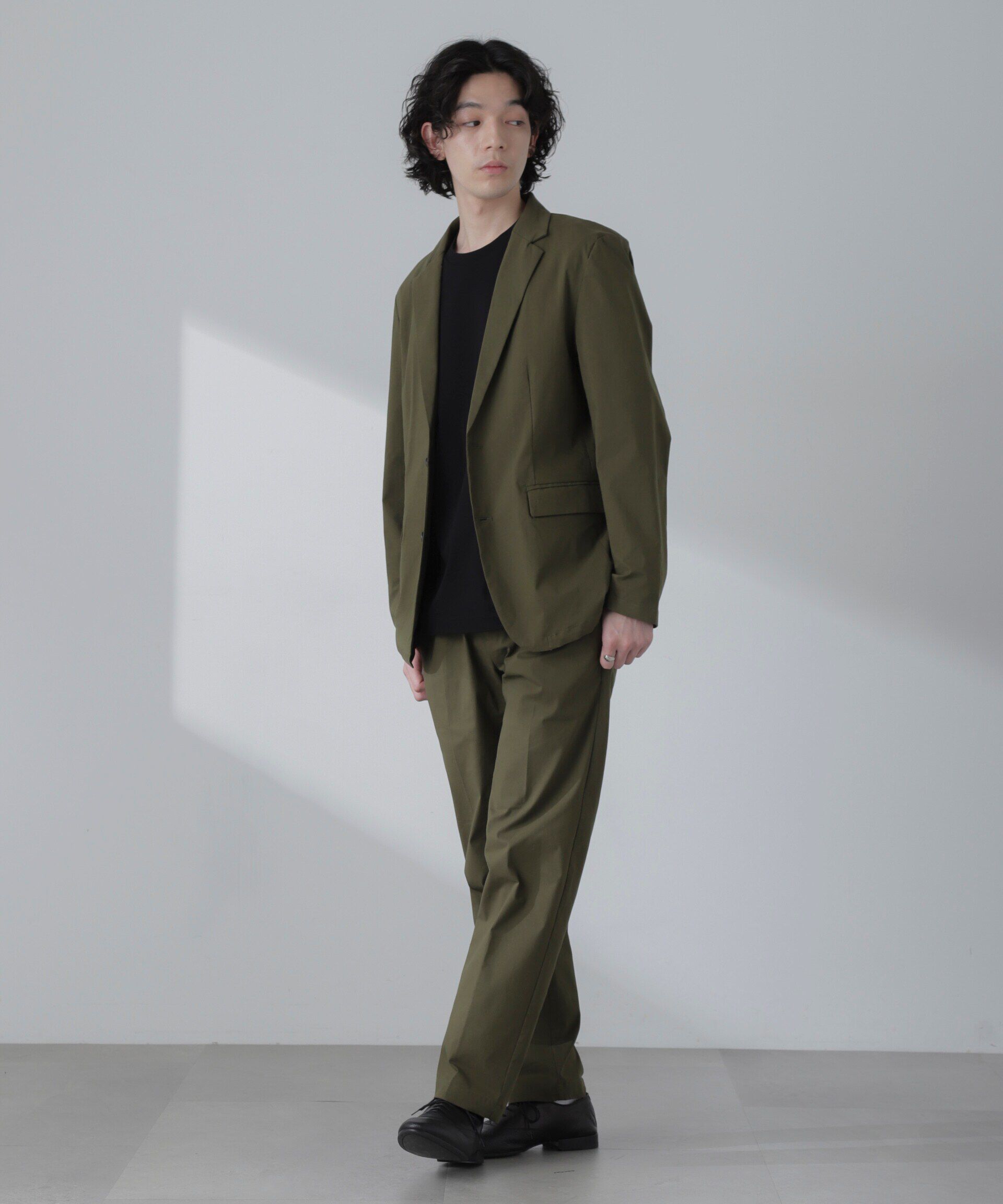 nano･universe「3D LABO ハイストレッチジャケット(セットアップ可)」|テーラードジャケット|