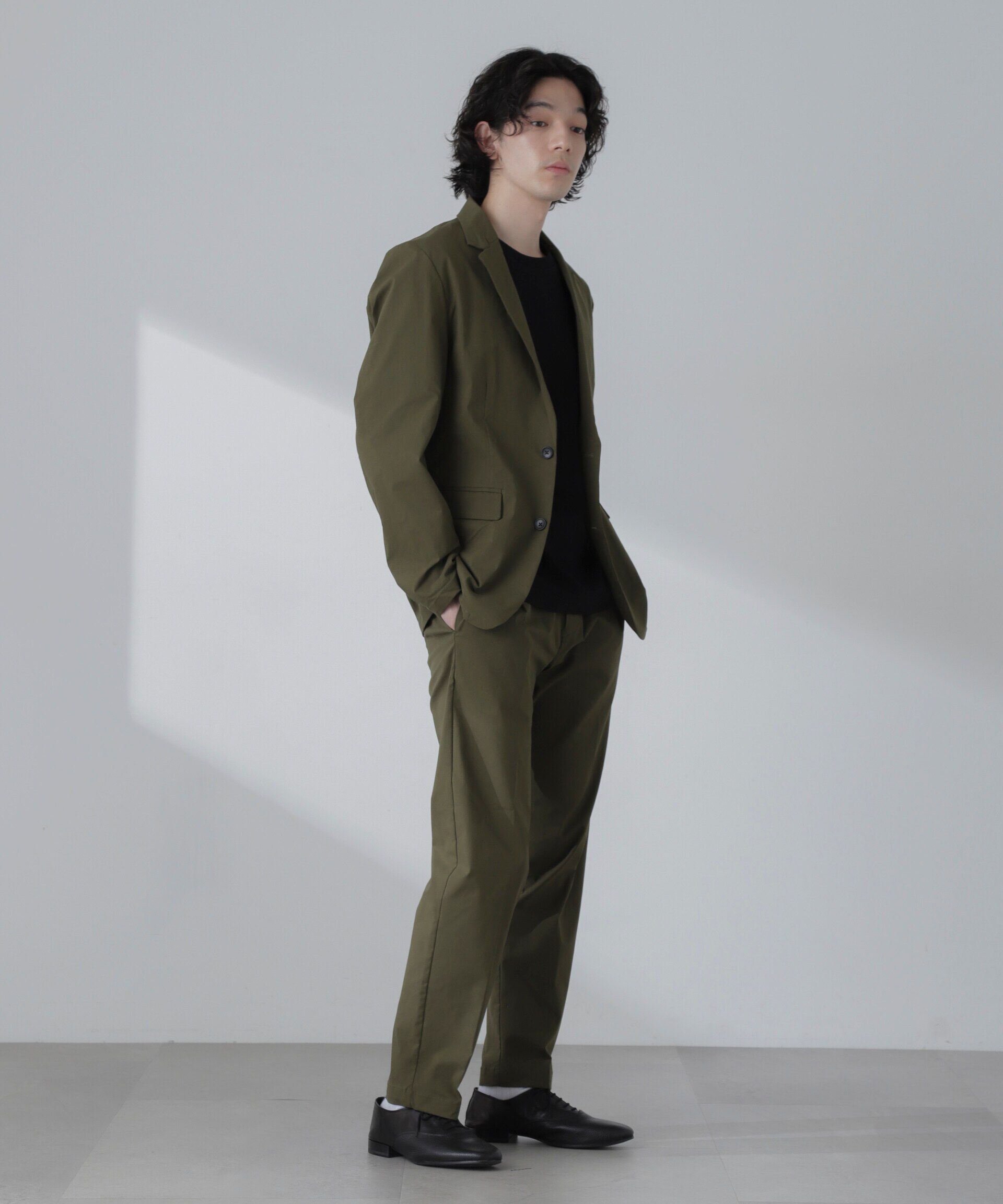 nano･universe「3D LABO ハイストレッチジャケット(セットアップ可)」|テーラードジャケット|