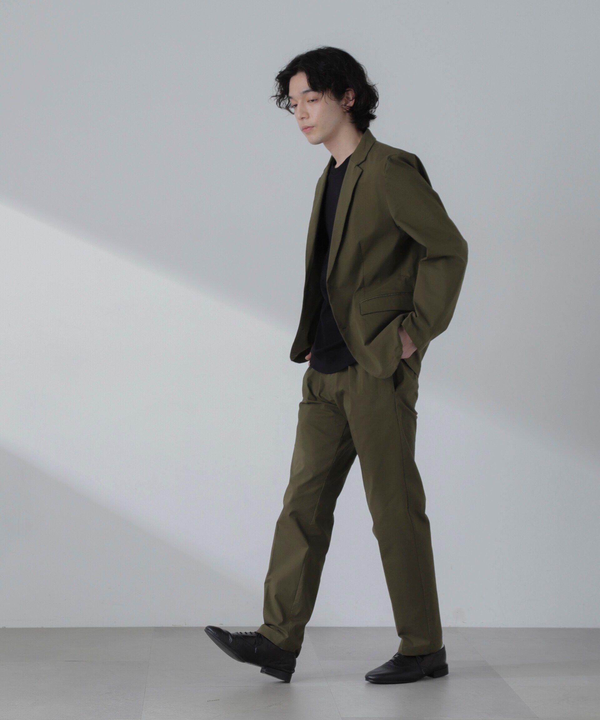 nano･universe「3D LABO ハイストレッチジャケット(セットアップ可)」|テーラードジャケット|