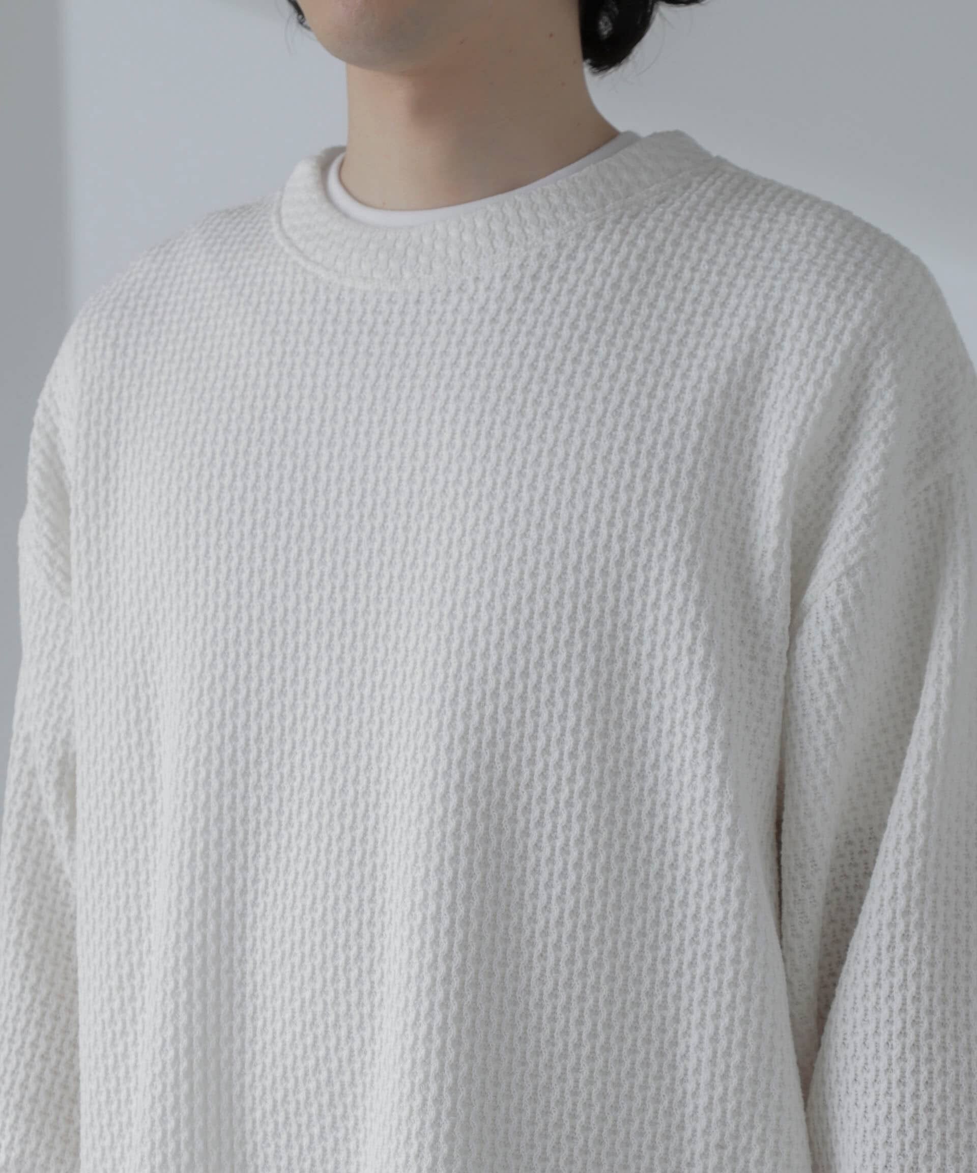 nano･universe「デルタワッフルTシャツ」|Tシャツ・カットソー|