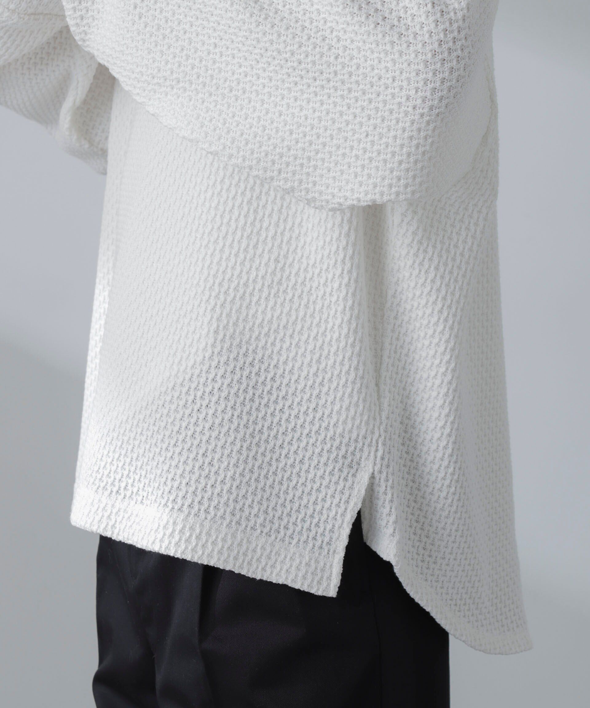 nano･universe「デルタワッフルTシャツ」|Tシャツ・カットソー|