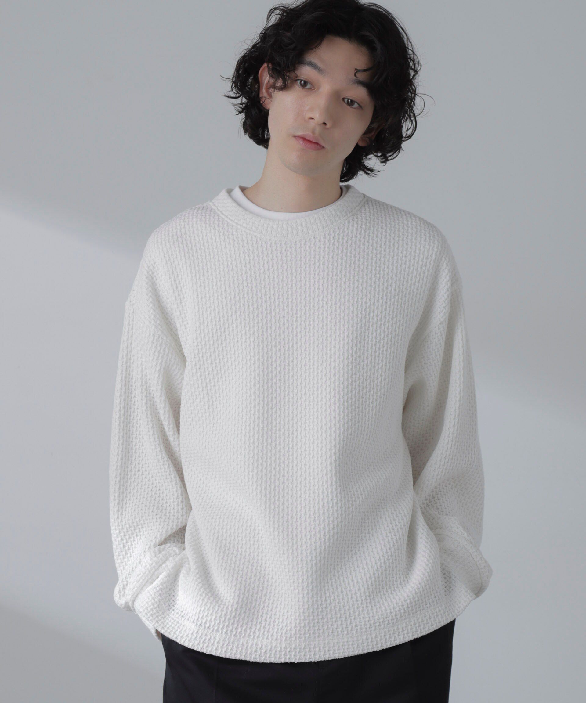 nano･universe「デルタワッフルTシャツ」|Tシャツ・カットソー|