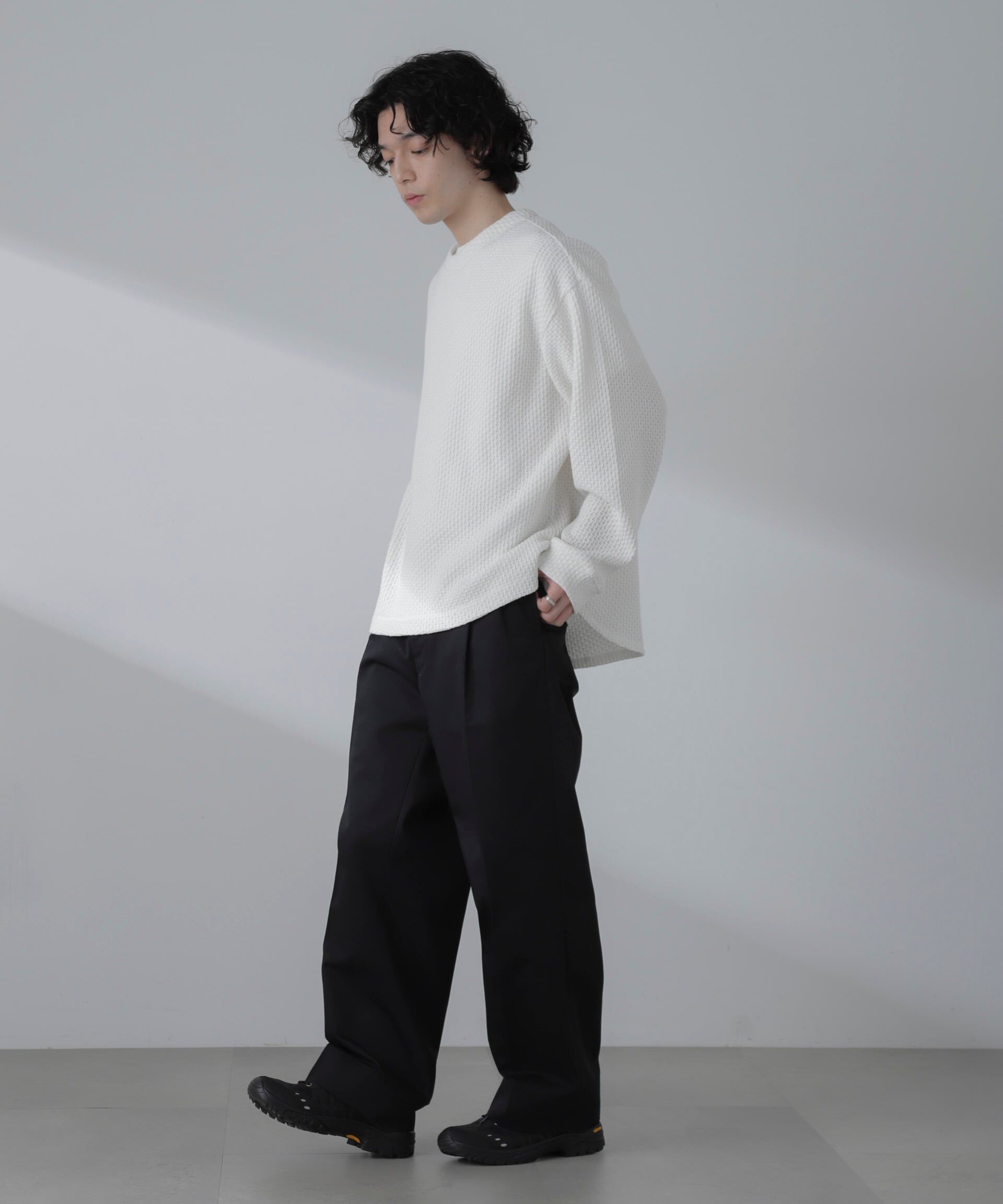 nano･universe「デルタワッフルTシャツ」|Tシャツ・カットソー|