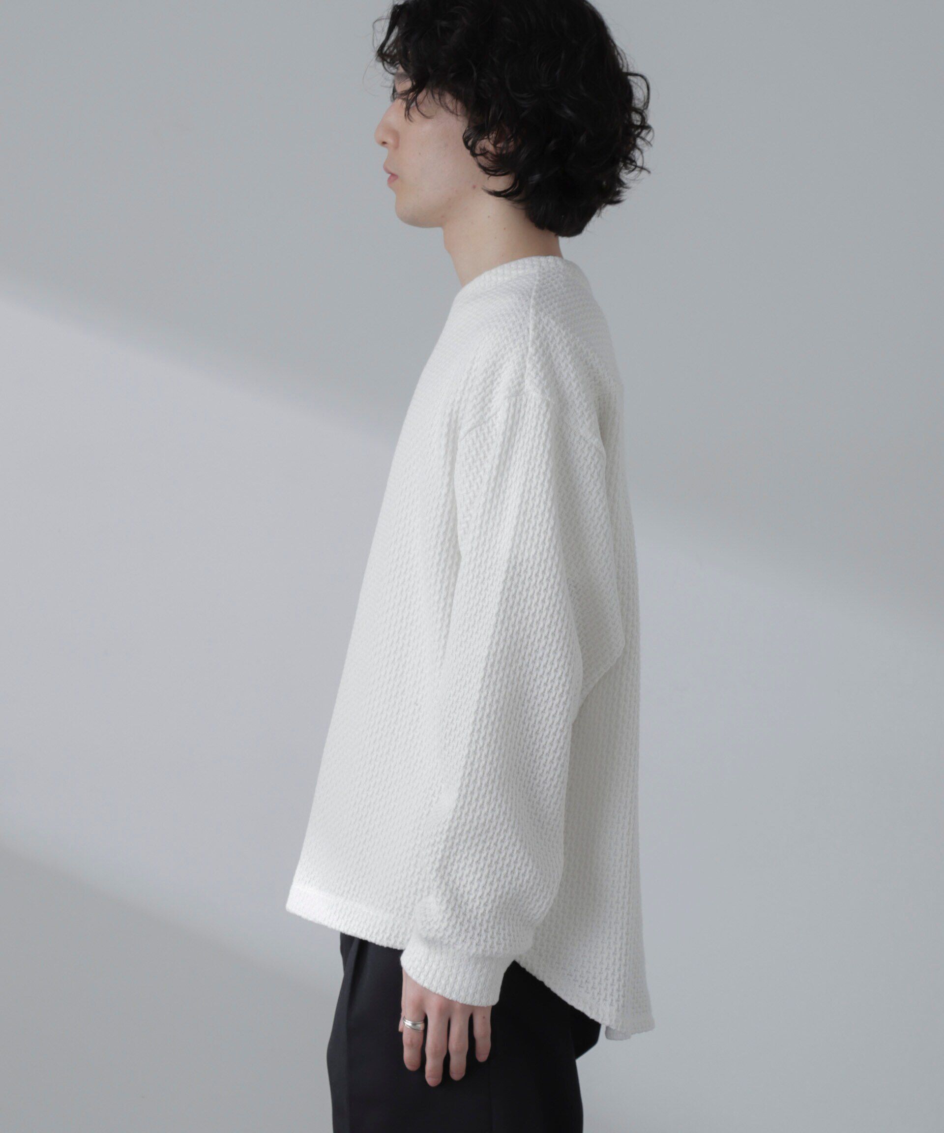 nano･universe「デルタワッフルTシャツ」|Tシャツ・カットソー|