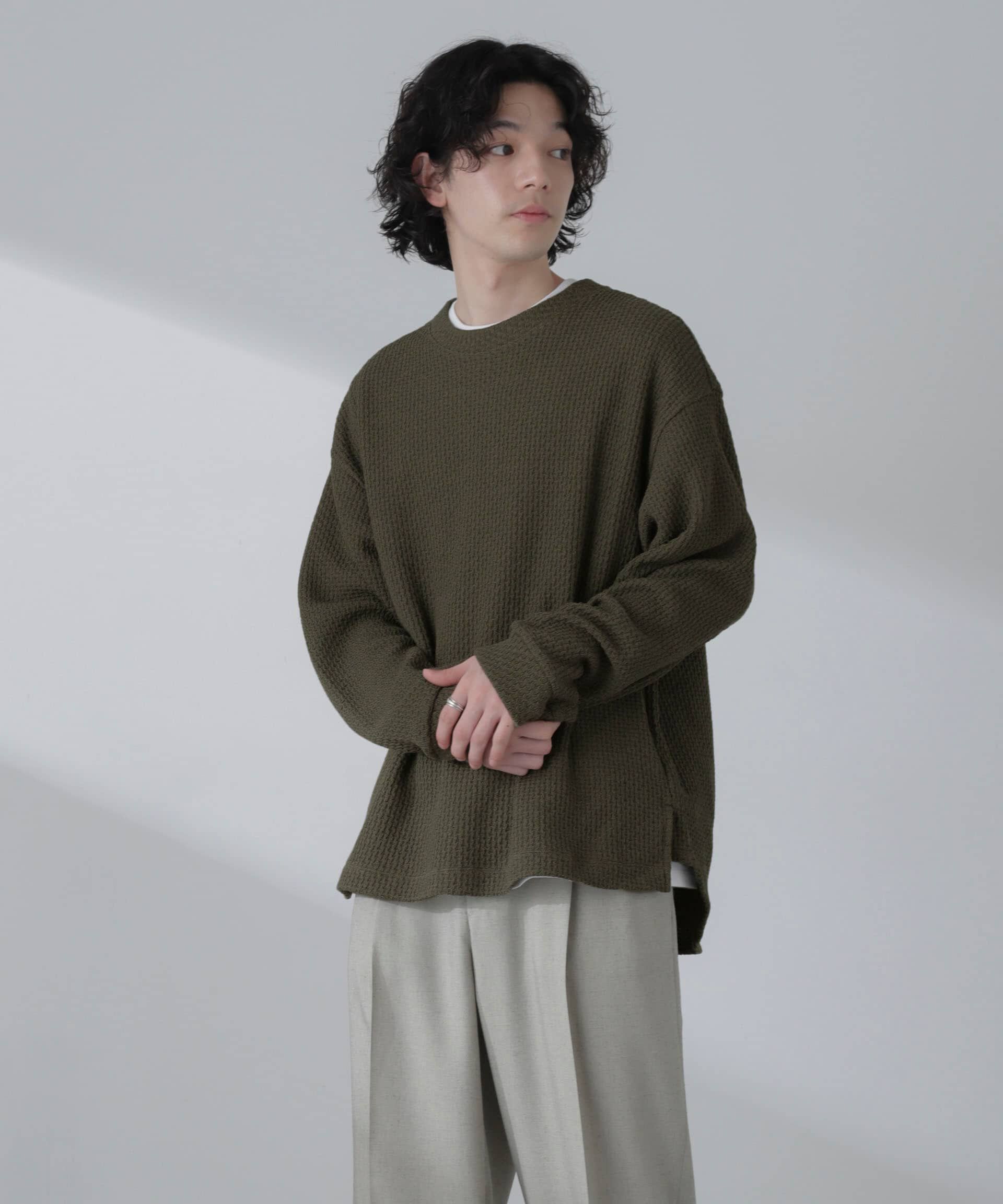 nano･universe「デルタワッフルTシャツ」|Tシャツ・カットソー|