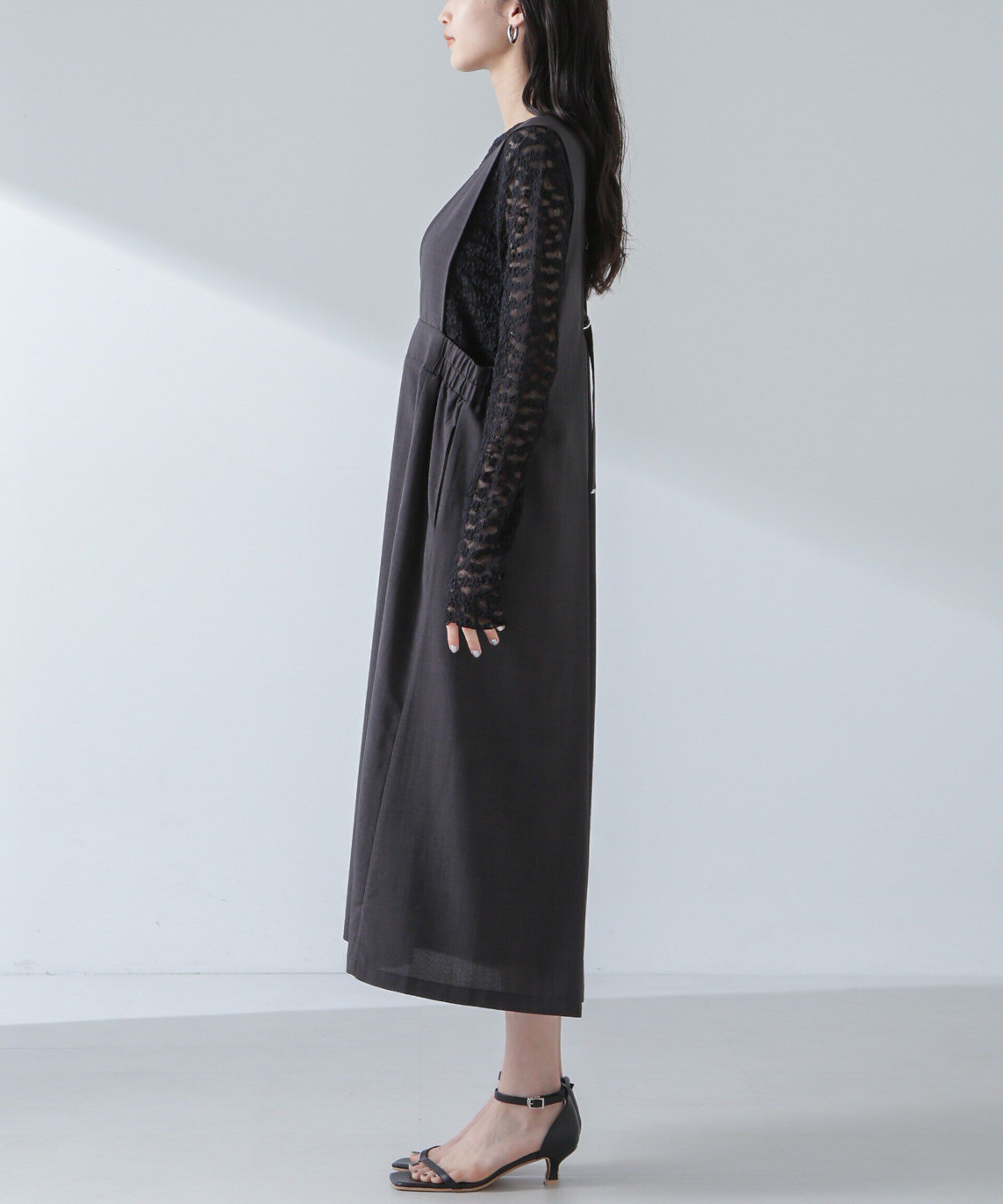 nano･universe「前後2wayデザインワンピース」|ワンピース|