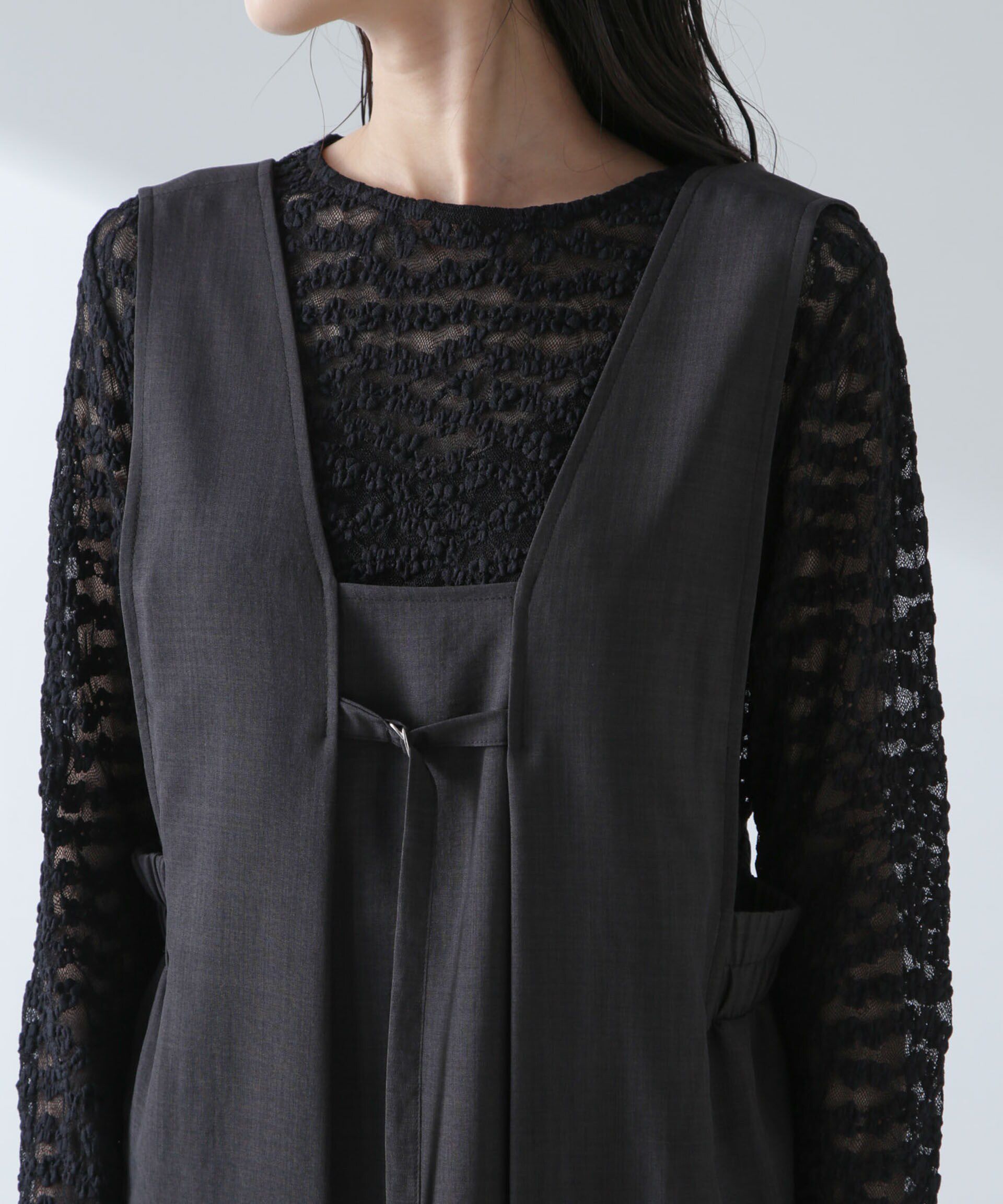 nano･universe「前後2wayデザインワンピース」|ワンピース|