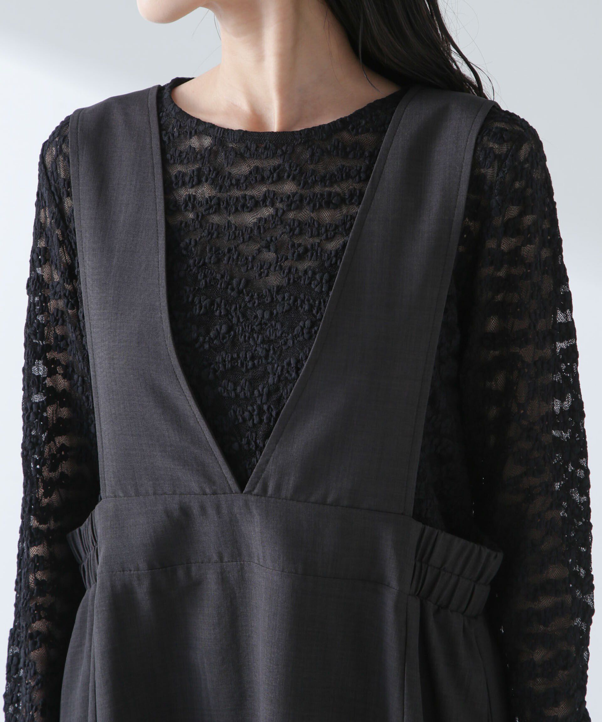 nano･universe「前後2wayデザインワンピース」|ワンピース|