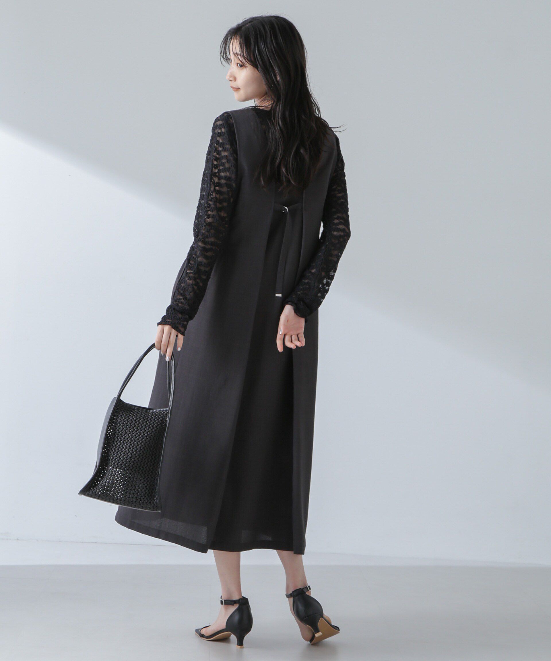 nano･universe「前後2wayデザインワンピース」|ワンピース|