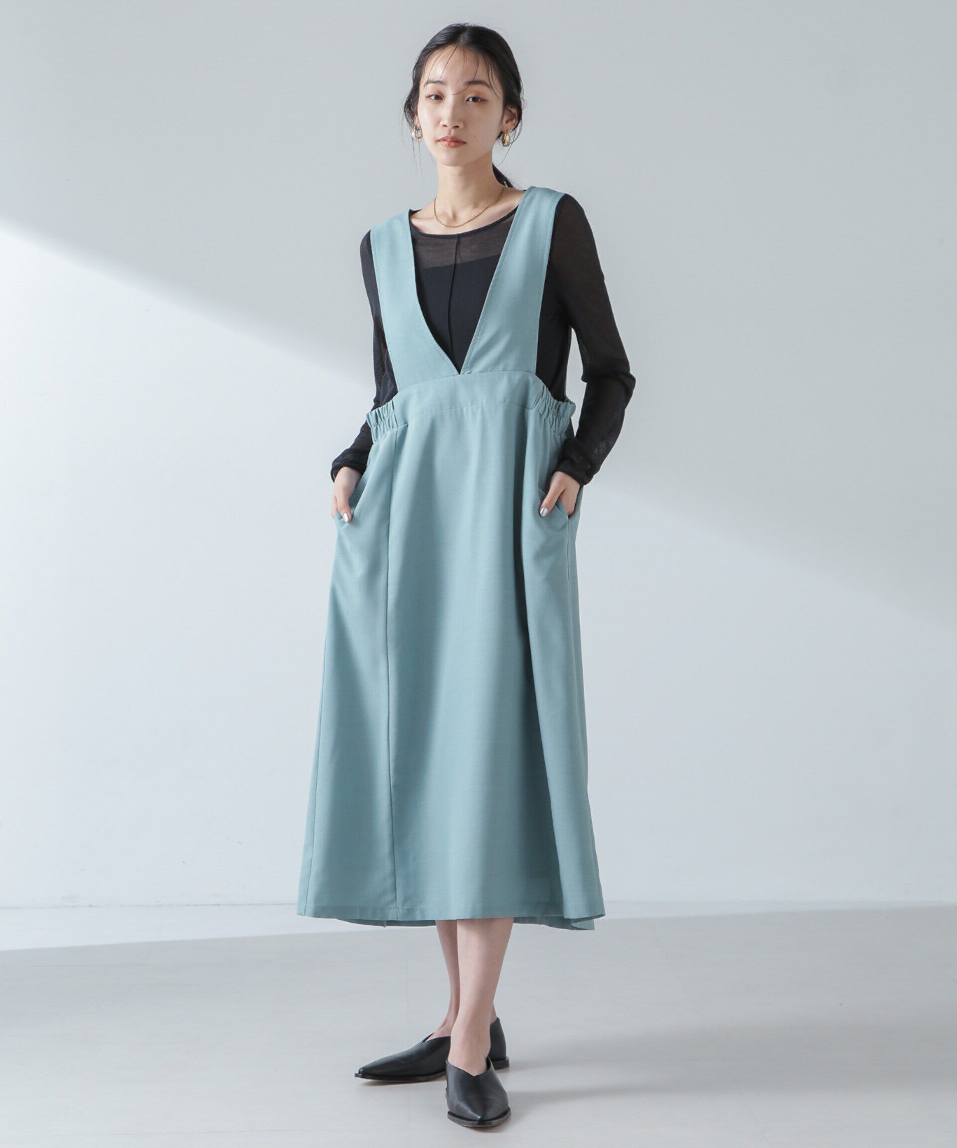 nano･universe「前後2wayデザインワンピース」|ワンピース|