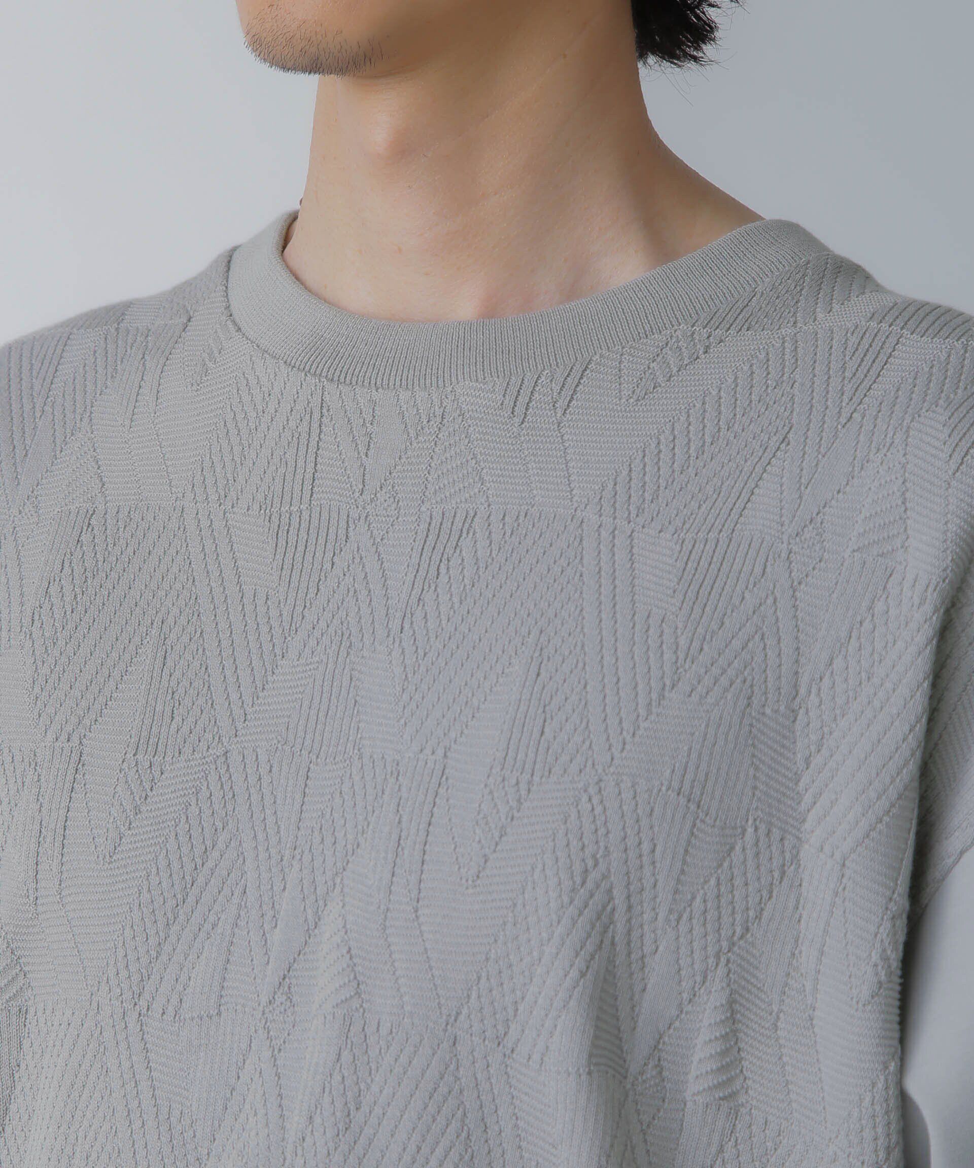 nano･universe「ツートーン切り替えTシャツ 半袖」|Tシャツ・カットソー|