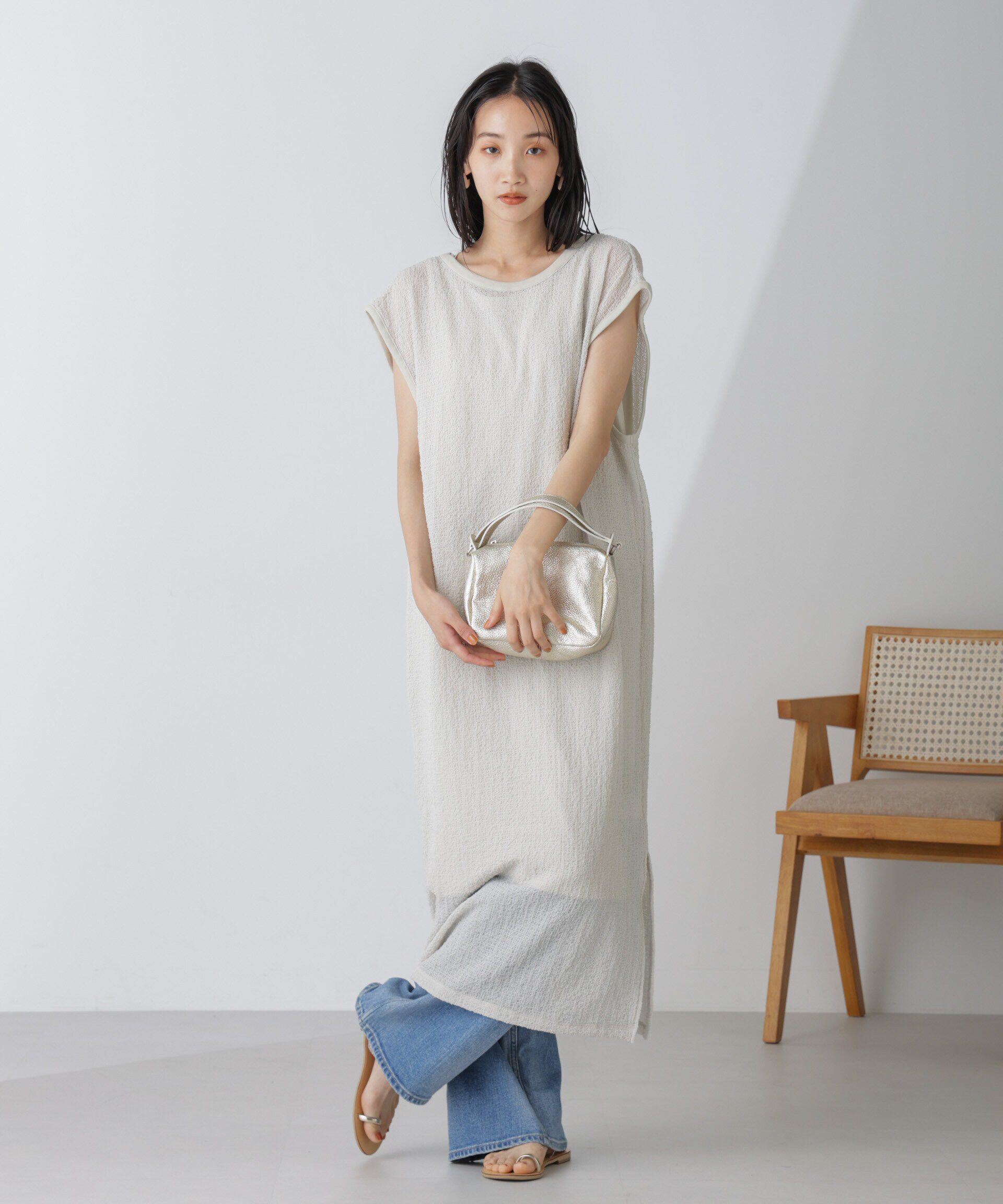 nano･universe「シアーサッカーワンピース」|ワンピース|