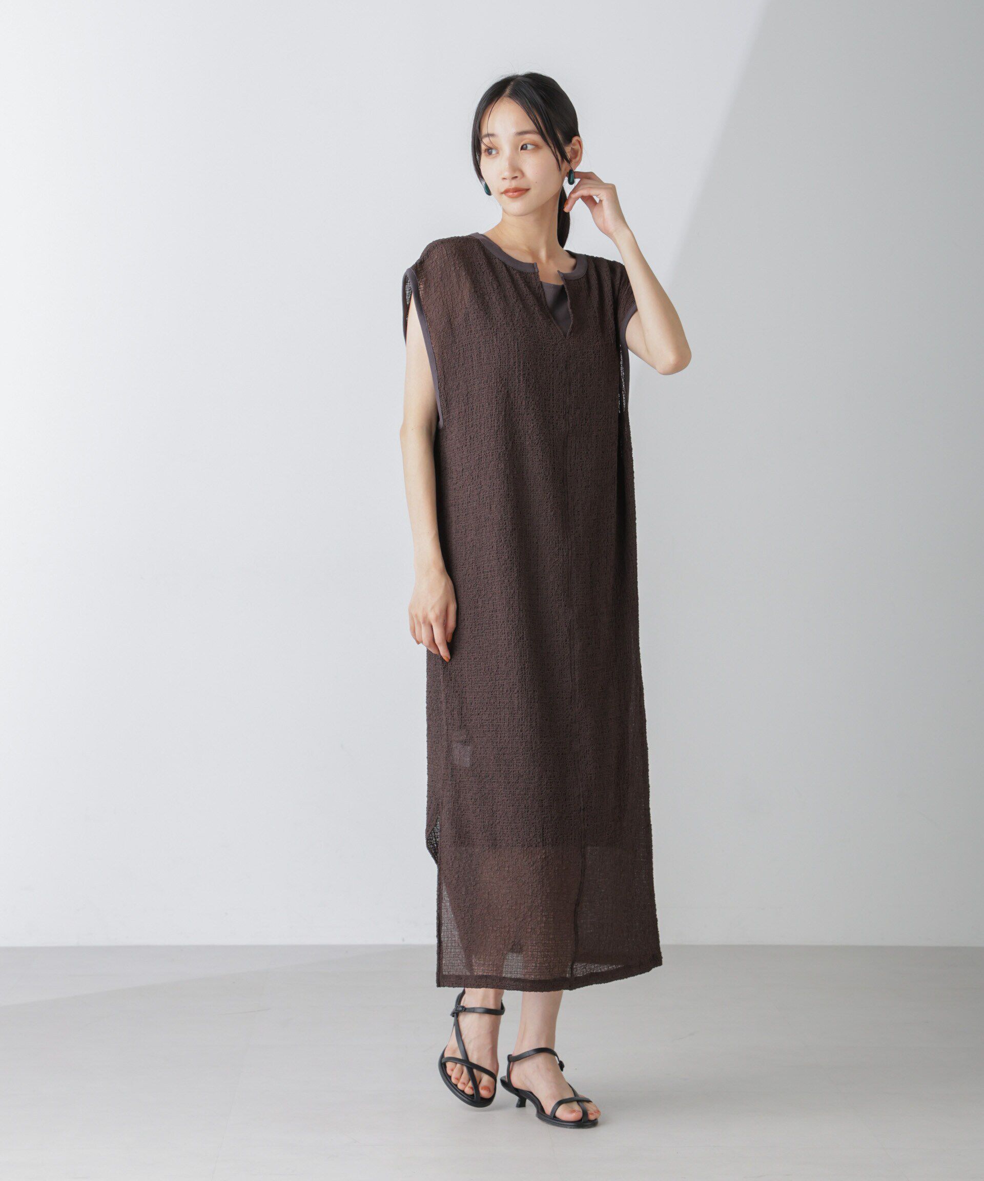 nano･universe「シアーサッカーワンピース」|ワンピース|