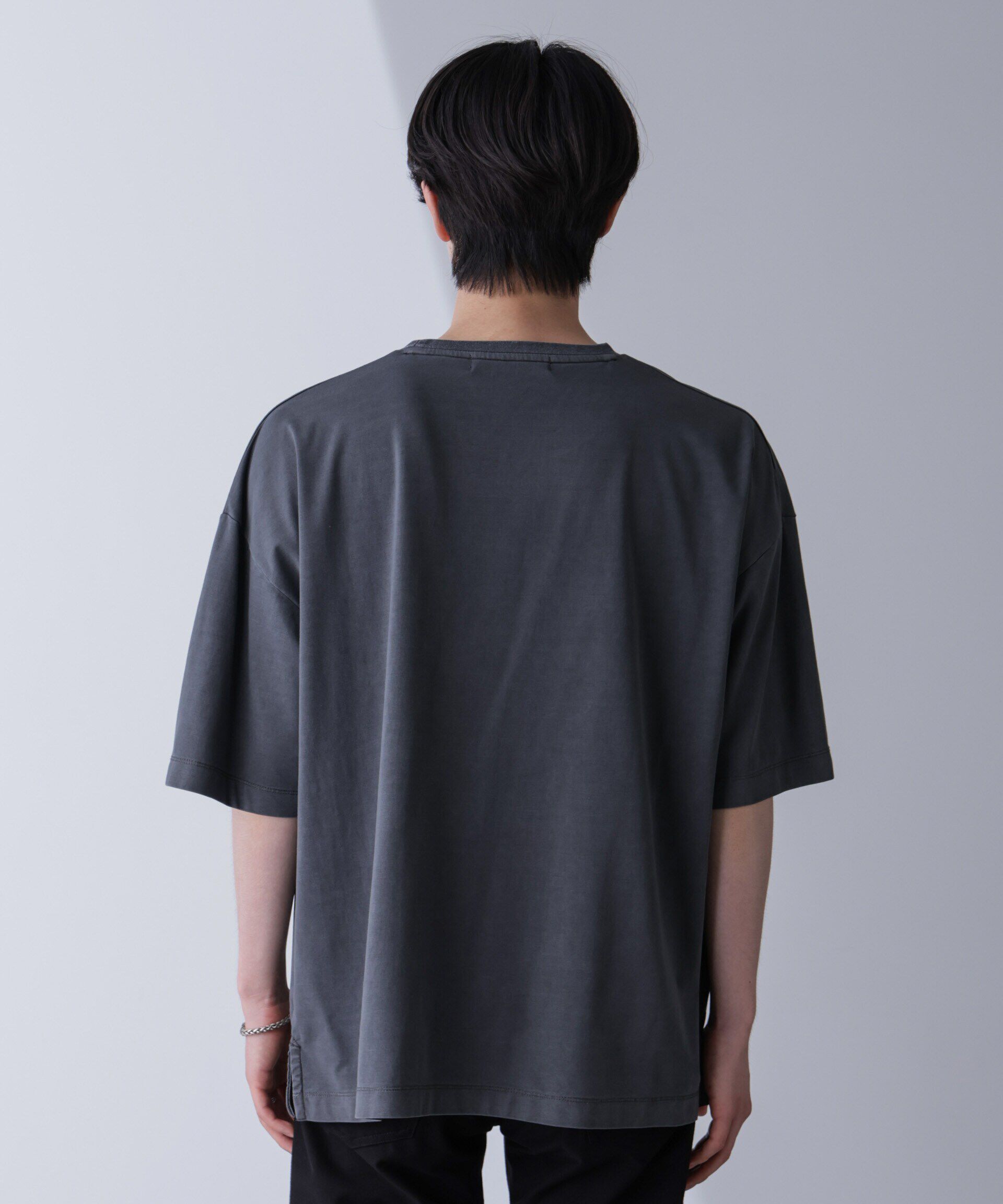 nano･universe「ピグメントビッグTシャツ 半袖」|Tシャツ・カットソー|