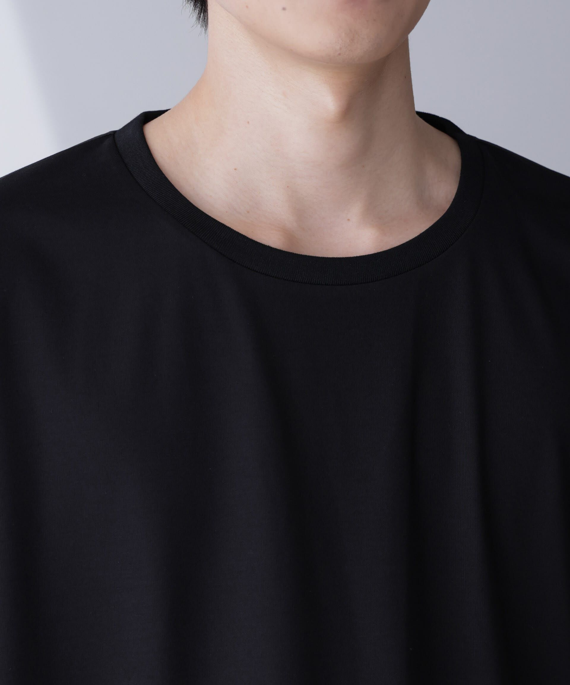 nano･universe「袖切り替えビッグＴシャツ 半袖」|Tシャツ・カットソー|