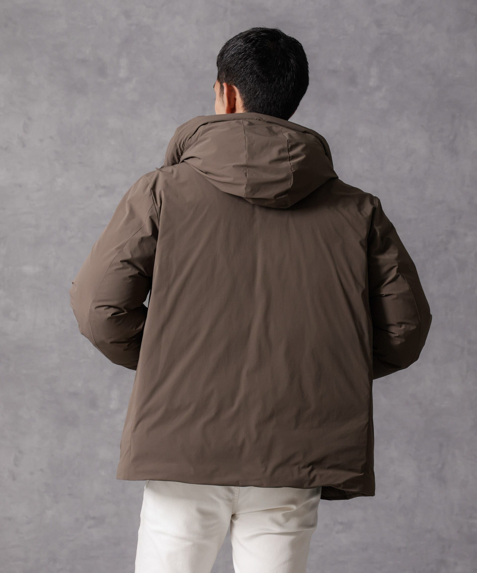 nano･universe「「西川ダウン(R)」スポーティーフードダウン」|ダウン|